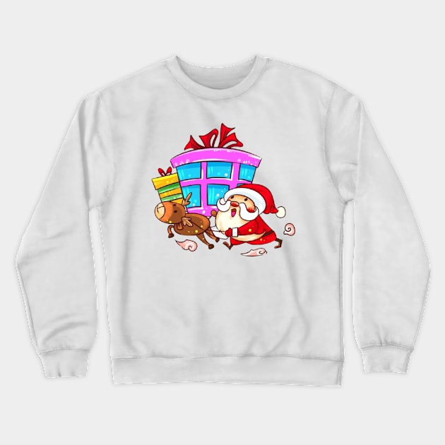 Santa Claus Crewneck Sweatshirt by MACIBETTA